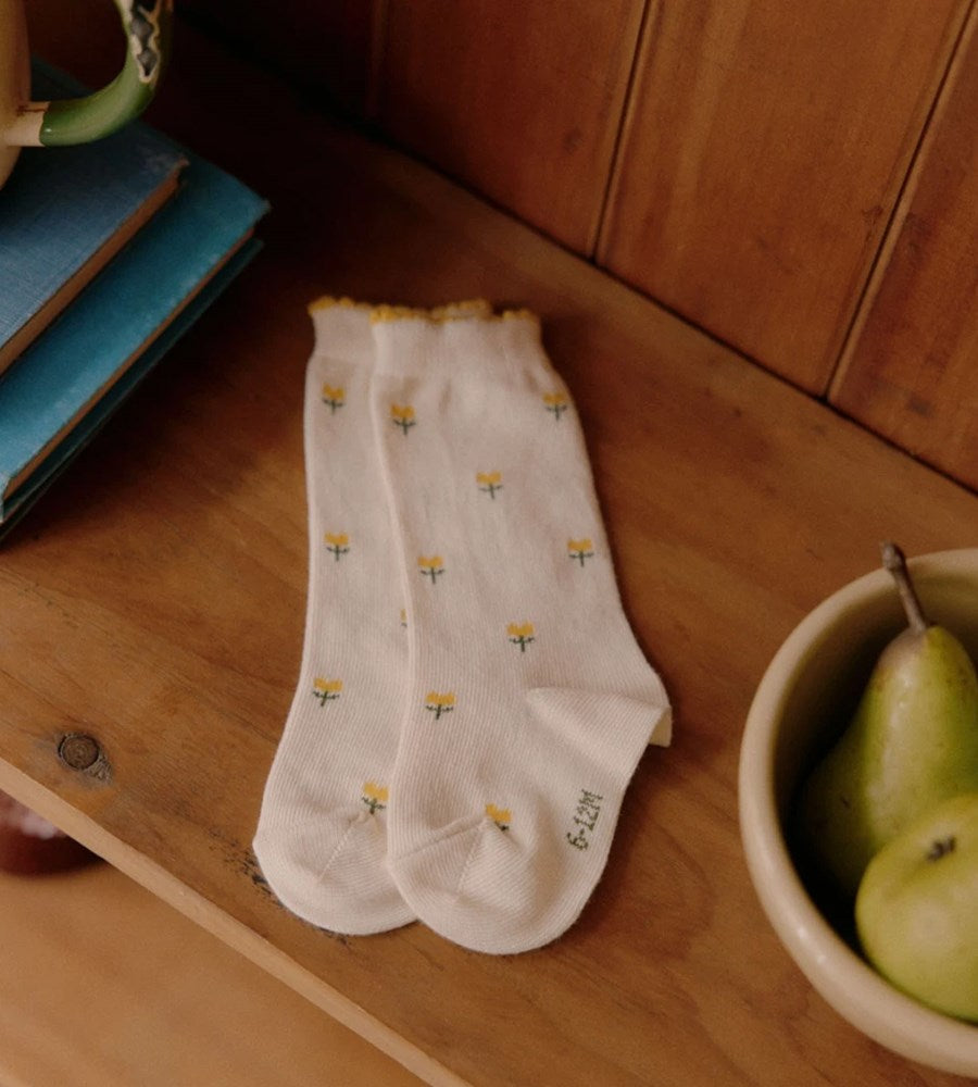 Nature Baby | Organic Cotton Socks | Tulips