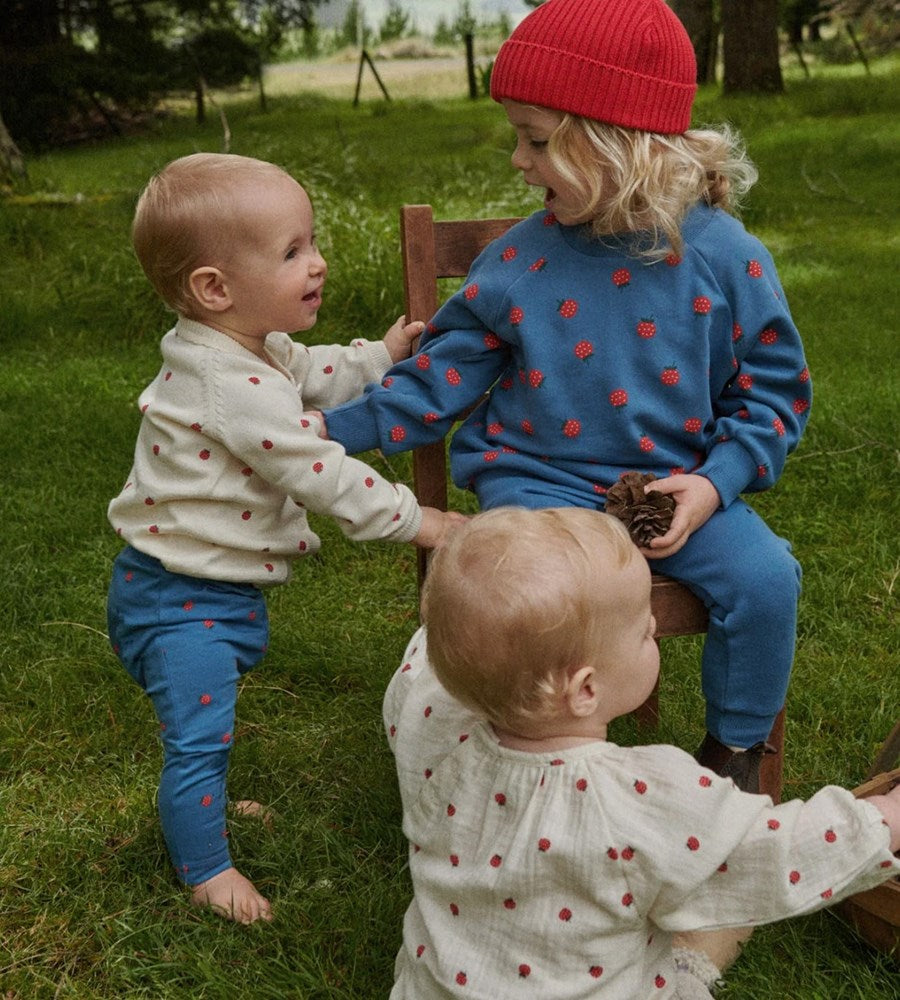 Nature Baby I Piper Cardigan I Raspberry Print