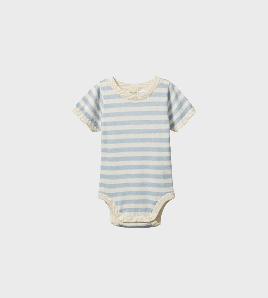 Nature Baby I Ren Bodysuit I Celestial Blue Sea Print