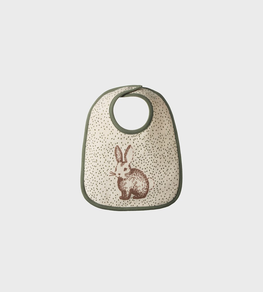 Nature Baby | Reversible Bib | Rabbitty Print