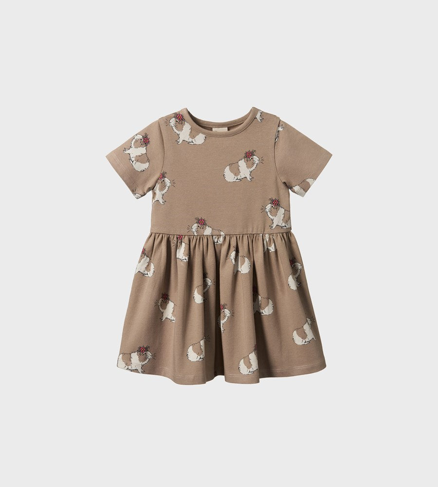 Nature Baby I Saturday Dress I Moon Flower Gala Print