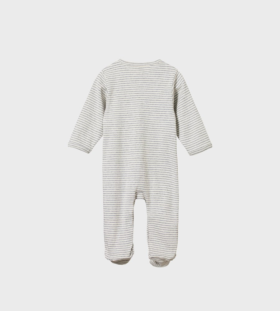 Nature Baby | Stretch & Grow | Grey Marle Stripe