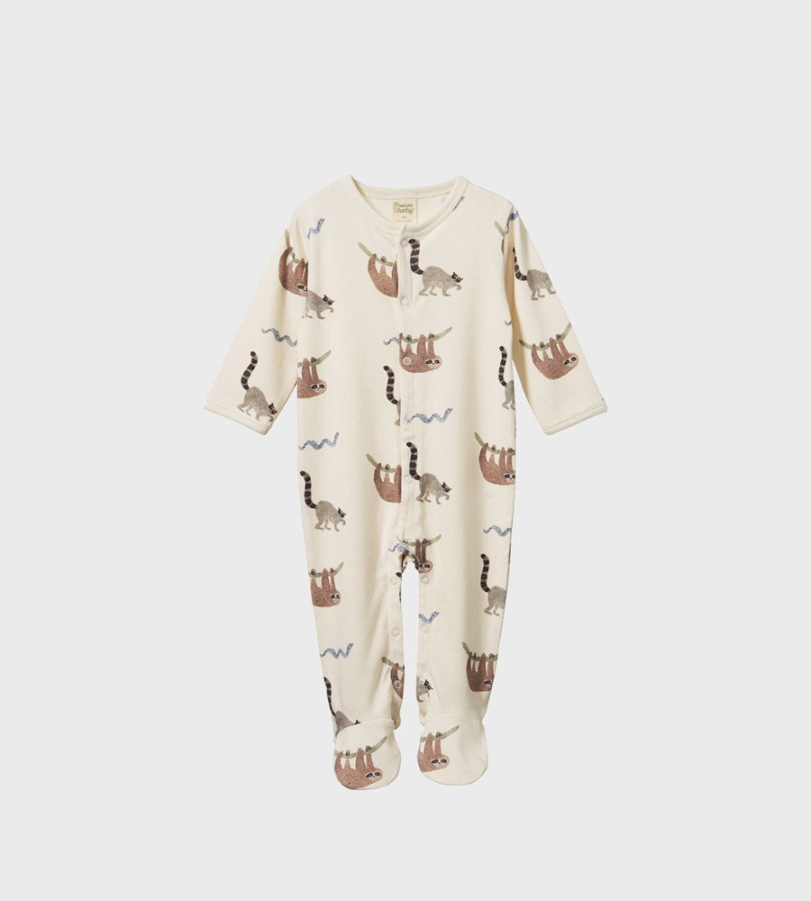 Nature Baby | Stretch & Grow | Sloth Snuggle Print