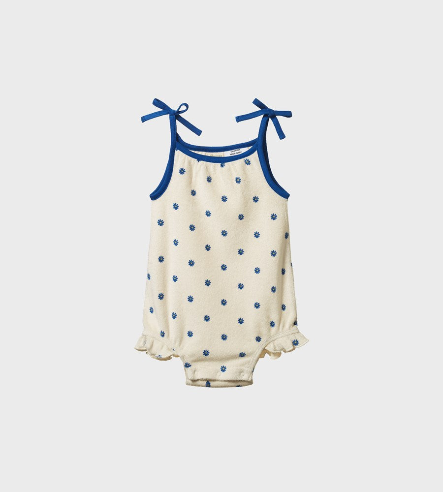 Nature Baby I Sylvie Suit I Daisy Daze Blue Print