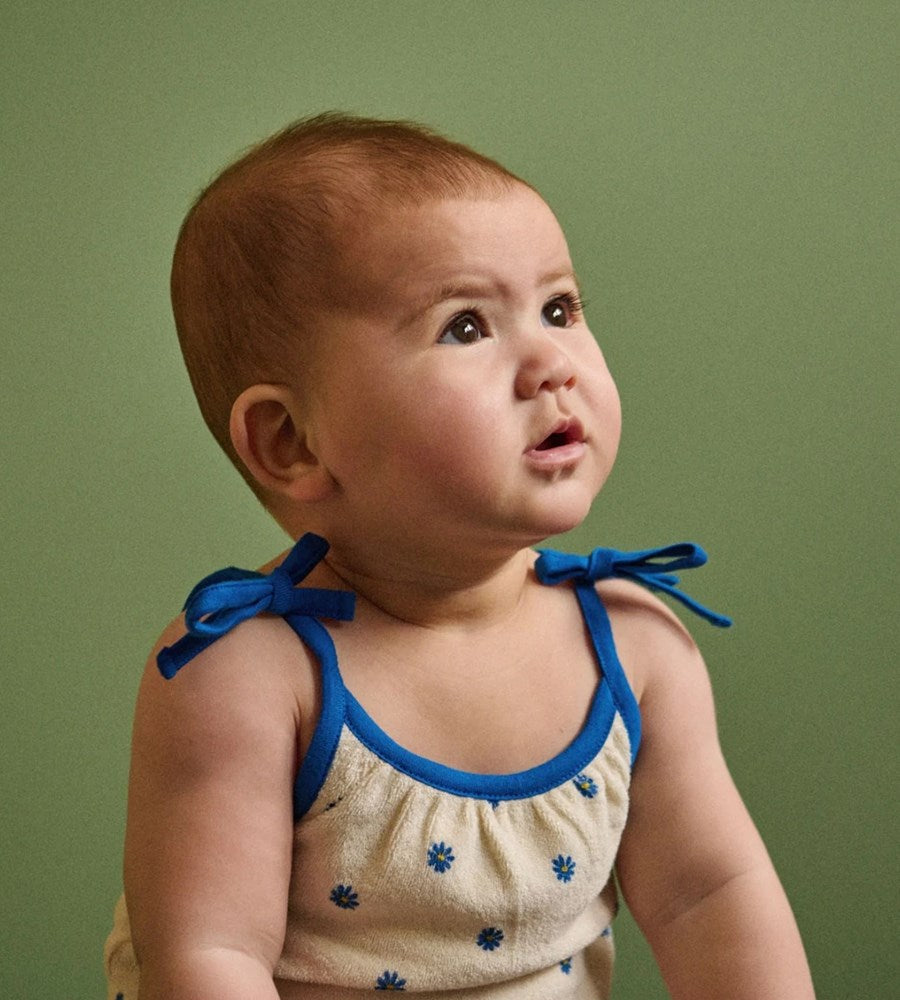 Nature Baby I Sylvie Suit I Daisy Daze Blue Print