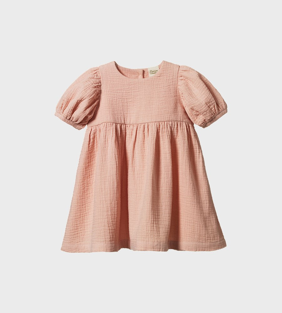 Nature Baby Albertine Dress - Strawberry Blush