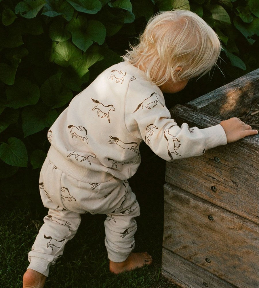 Nature Baby | Emerson Sweater | Grande Gallop Print