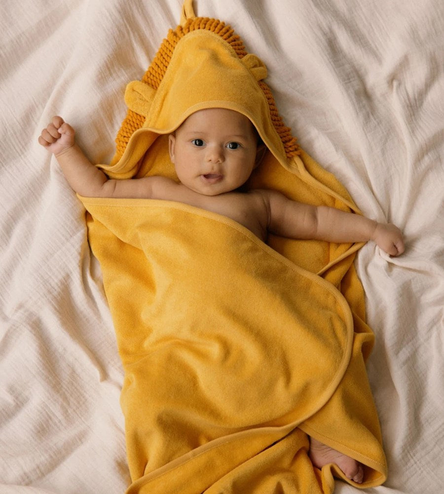 Nature Baby | Lion Hooded Towel | Golden