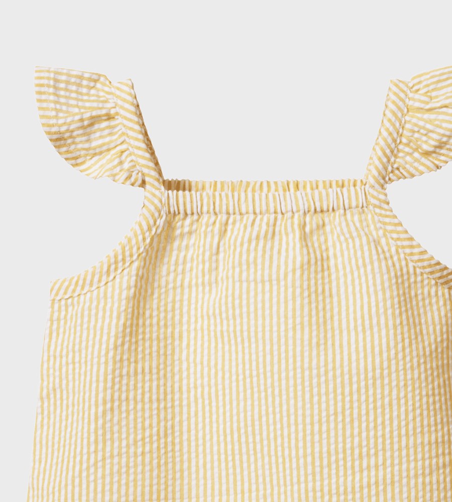 Nature Baby | Petal Top | Golden Stripe
