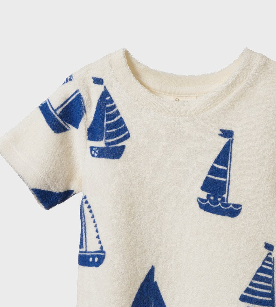 Nature Baby | River Tee Terry | Regatta Print Terry