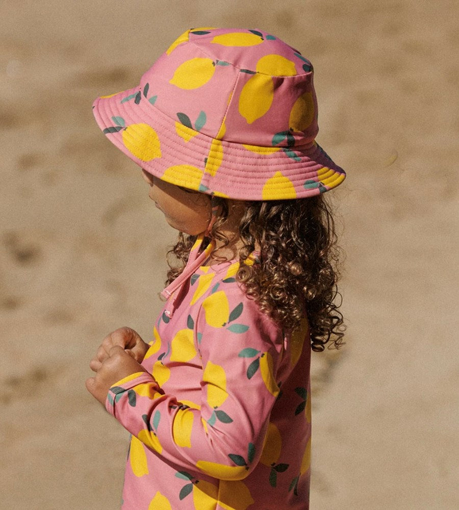 Nature Baby | Splash Sunhat | Lemmony Rose Print