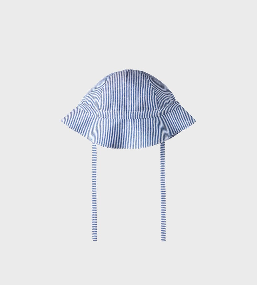 Nature Baby | Sunhat Linen | Blue Stripe