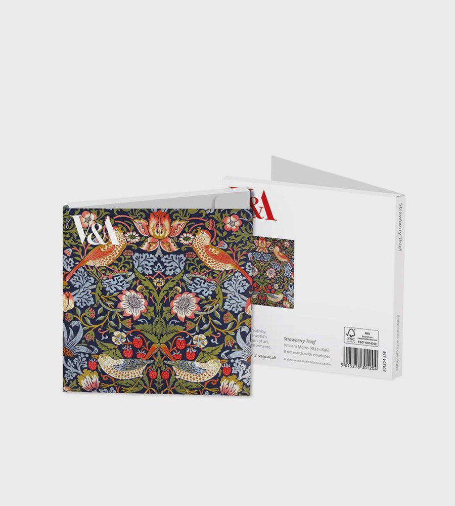 Decorative card with floral and bird pattern on a white background