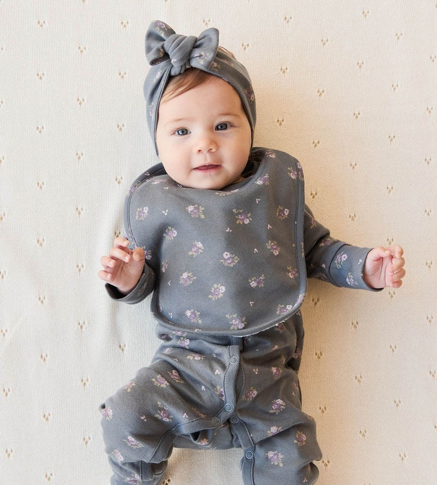 Jamie Kay | Organic Cotton Bib | Simone Lava | O/S