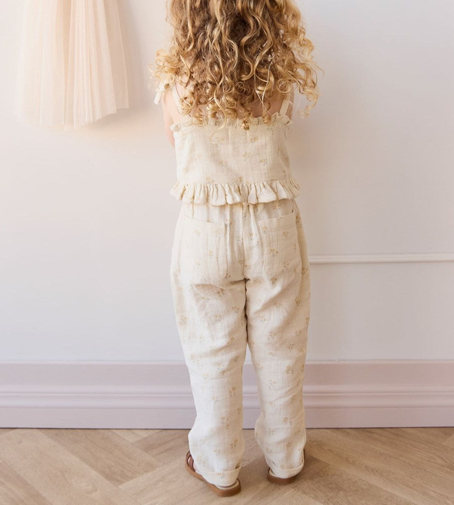 Jamie Kay | Organic Cotton Muslin Cordelia Pant | Pauline Chamomile