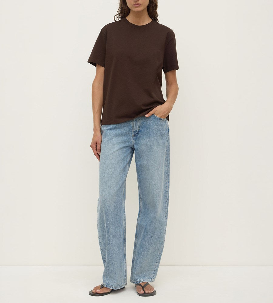 Assembly Label | Womens Organic Base Tee | Ganache
