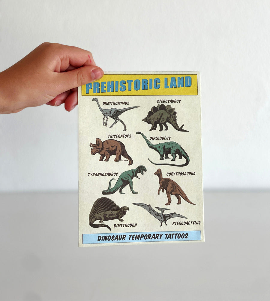 Prehistoric Land Temporary Tattoos (2 sheets)
