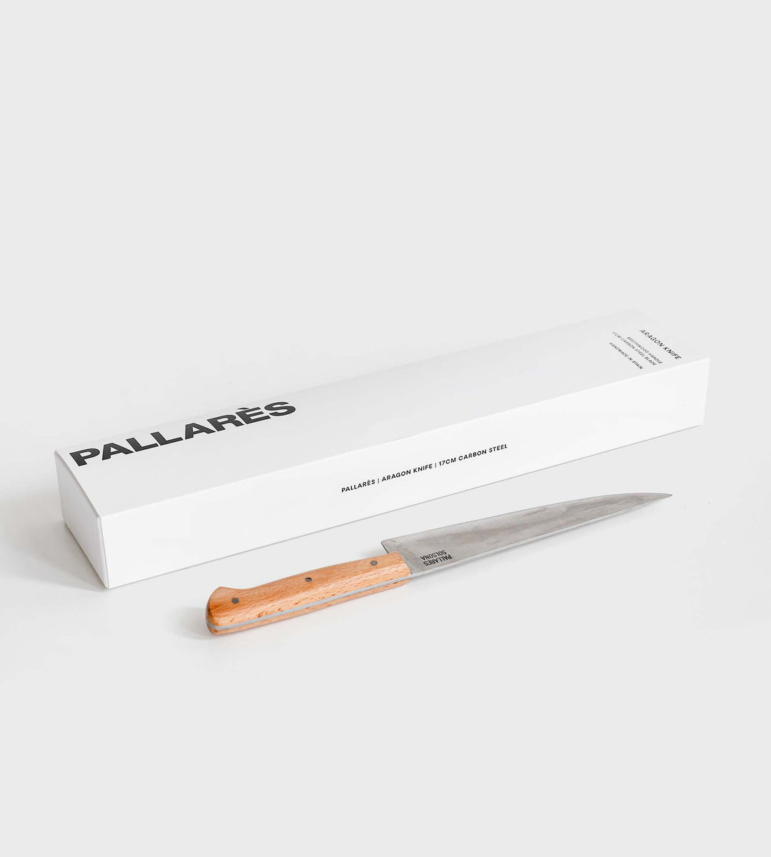 Pallares | Aragon Knife | Beech Handle | 17cm Carbon Steel Blade