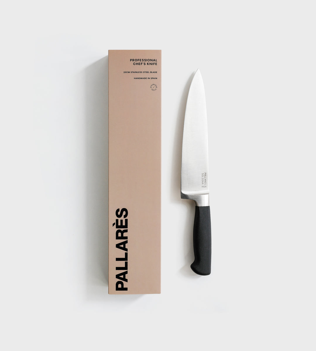 Pallares | Chef's Professional Knife | 20cm Stainless Steel Blade