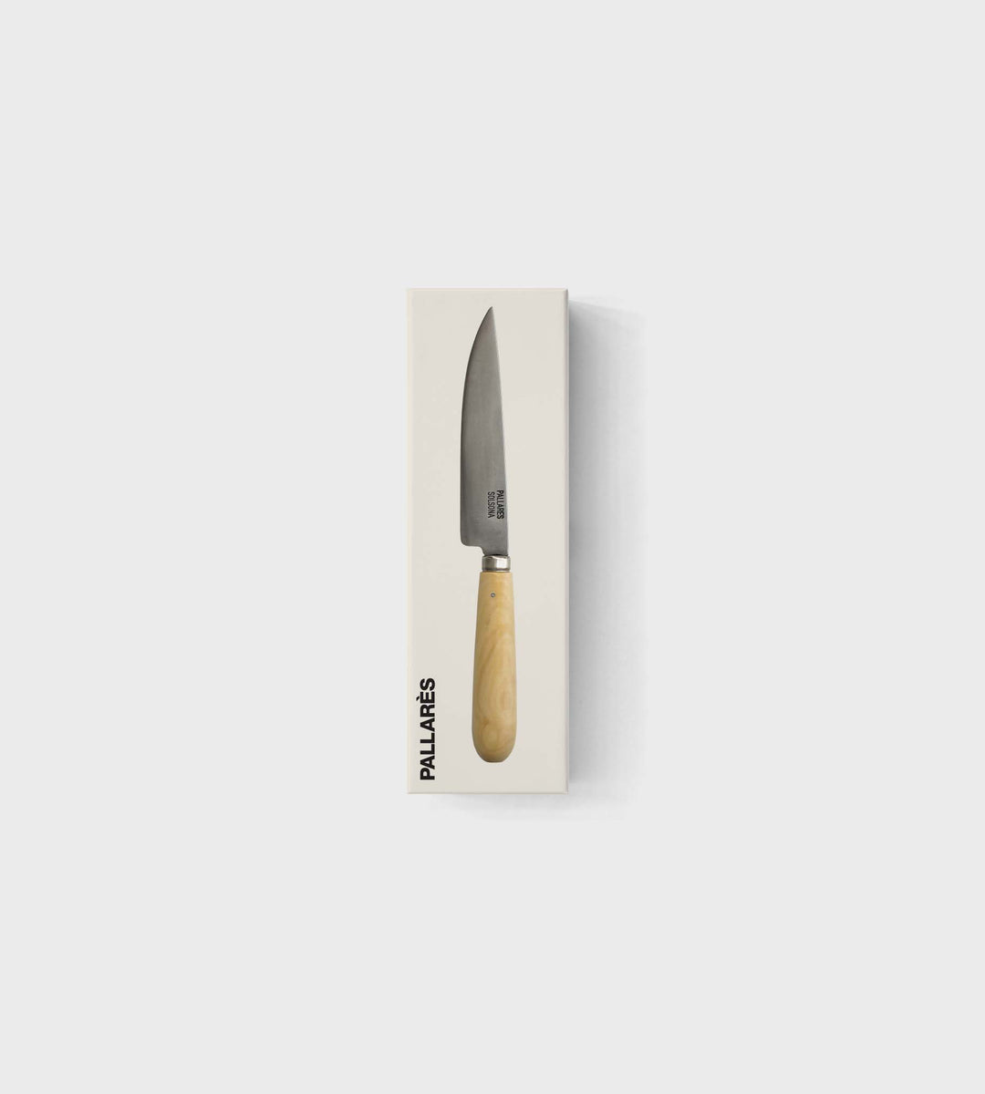 Pallares | Kitchen Knife | Boxwood | 12cm Carbon Steel Blade