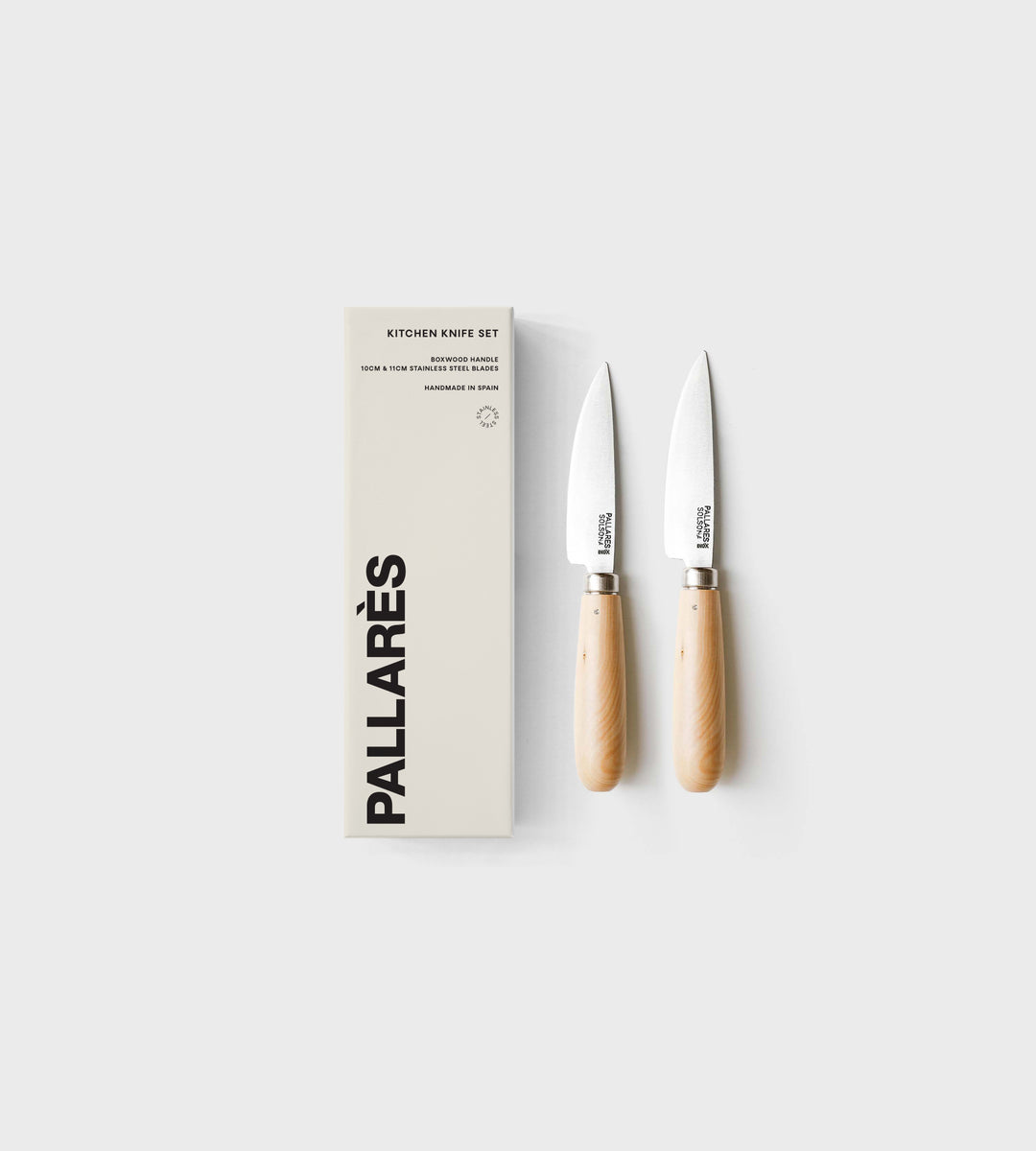 Pallares | Kitchen Knife Set |  10cm & 11cm Stainless Steel