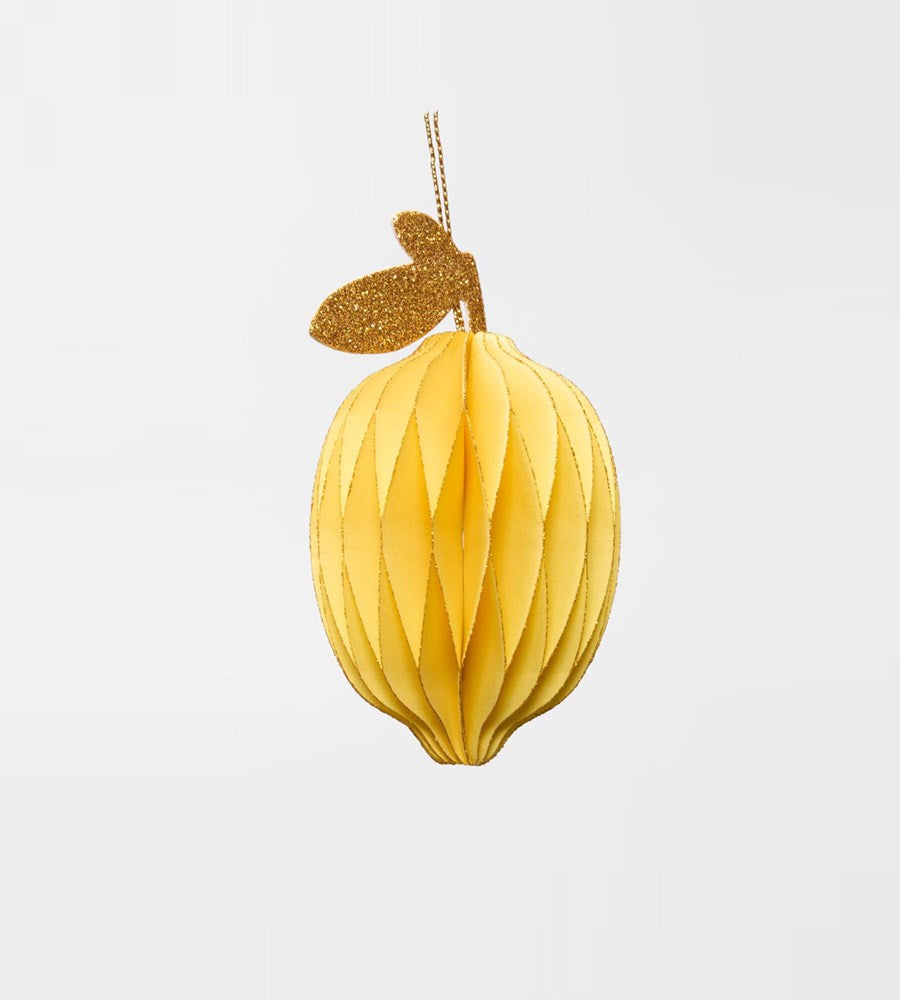 Paper Lemon Hanging Decoration