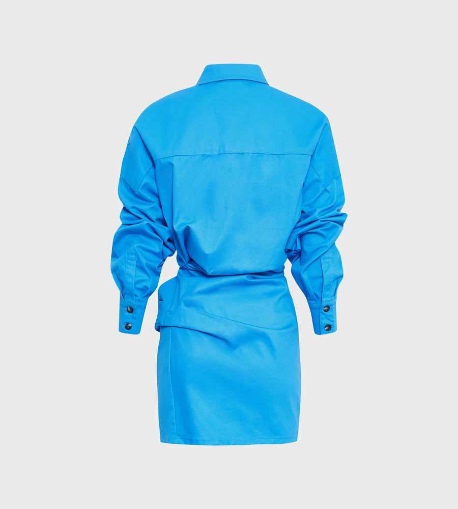 Pfeiffer | Forbes Mini Twist Dress | Blue