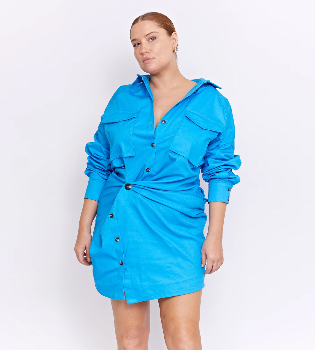 Pfeiffer | Forbes Mini Twist Dress | Blue