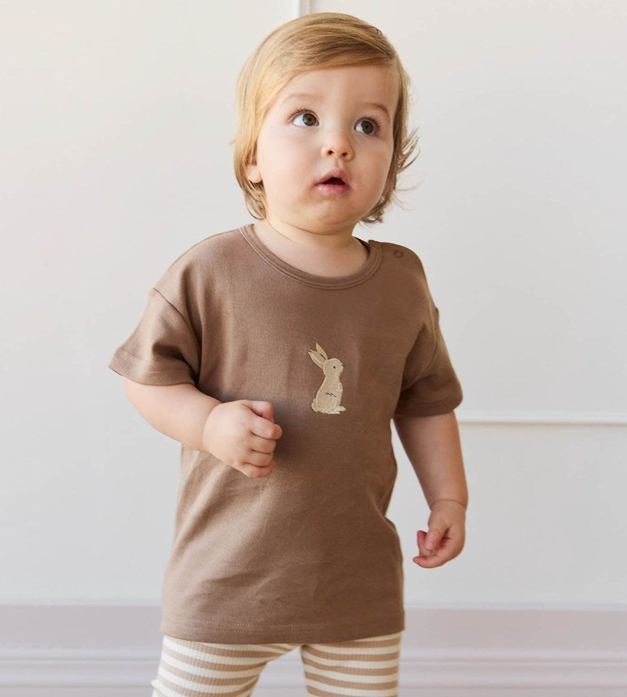 Jamie Kay | Pima Cotton Hunter Tee | Elk Garden Bunny