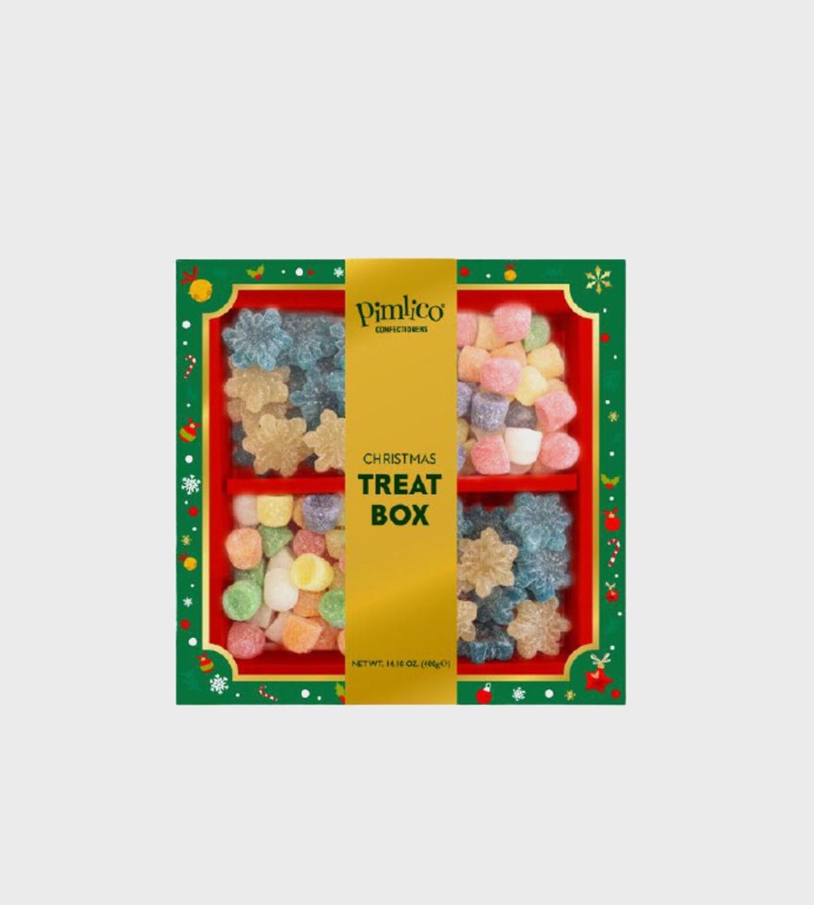 Pimlico 4 Way Xmas Treats Green Box 400g