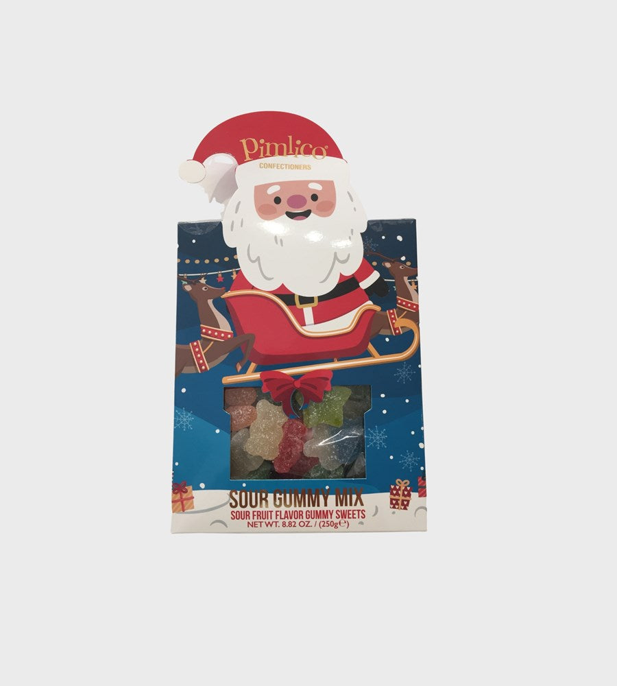 Pimlico Sour Gummy Mix Santa Sledge Box 250g