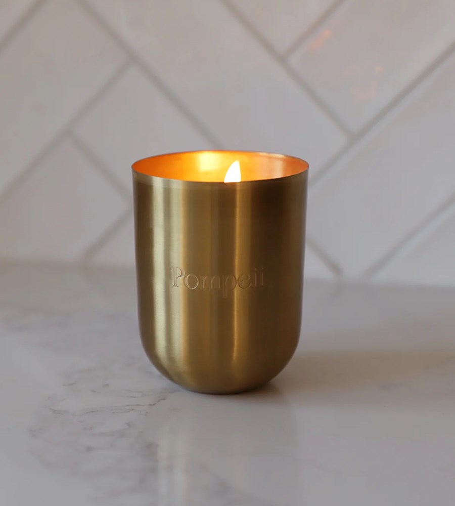 Pompeii | Milan Candle | Solid Brass