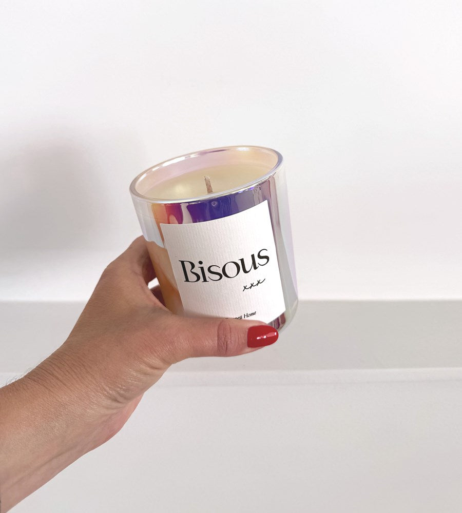 Pompeii I Bisous Candle I Holographic Rainbow