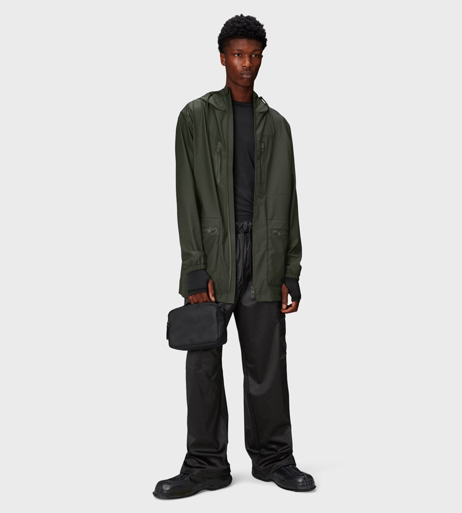 Rains | Cargo Long Jacket W3 | Green