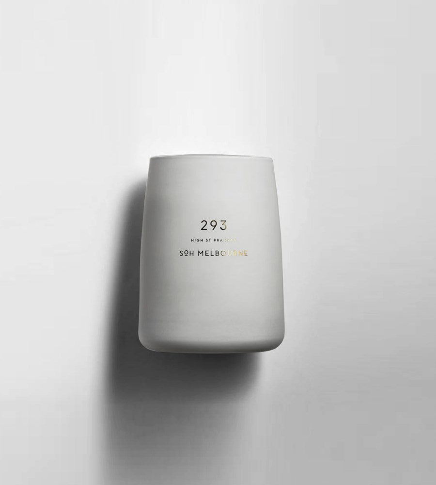 Scent of Home | Candle | 293 High Street Prahan | White Matte