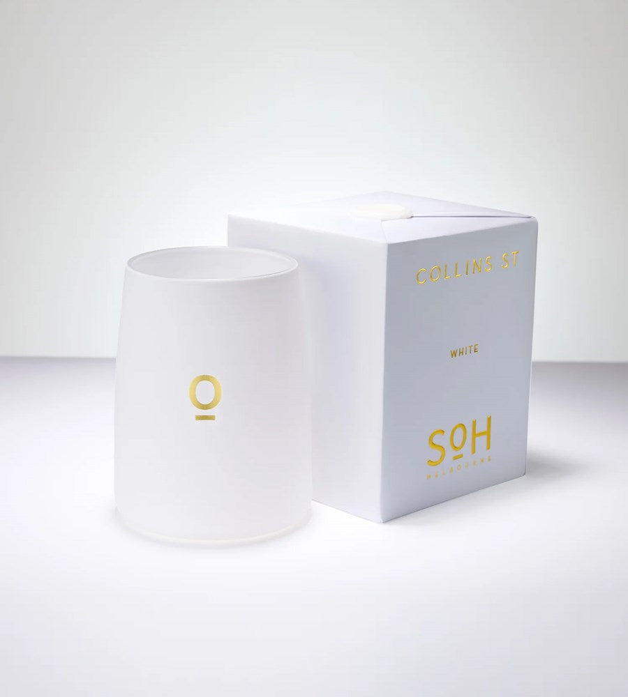 Scent of Home | Candle | Collins Street | White Matte | 400g