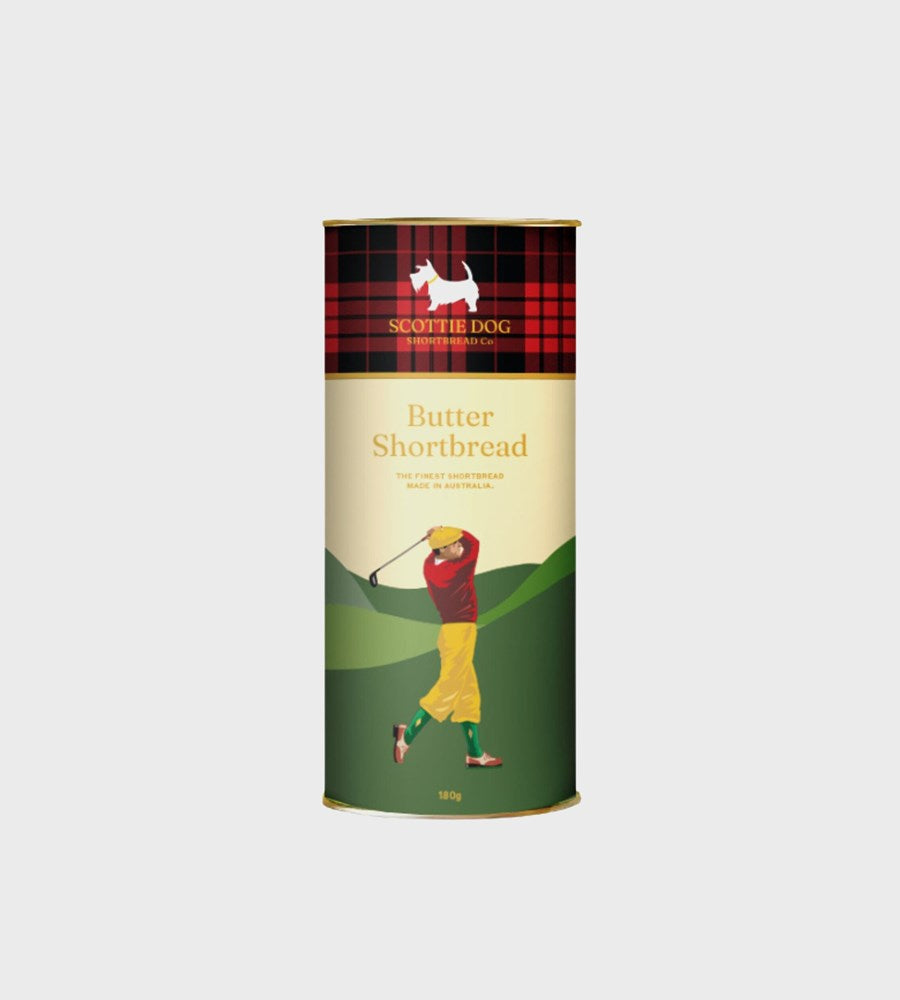 Scottie Dog Shortbread Tube | Golfing 180g