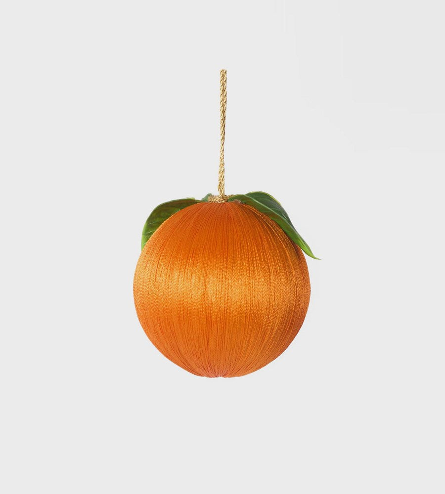 Silk Fruit Bauble Orange