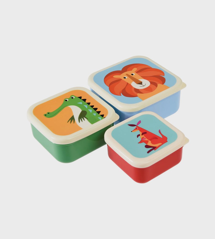 Snack Boxes (Set of 3) | Colourful Creatures