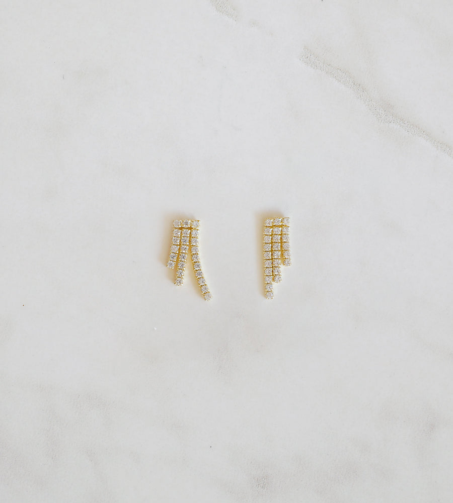 Sophie | Starry Night Studs Sparkle  | Gold