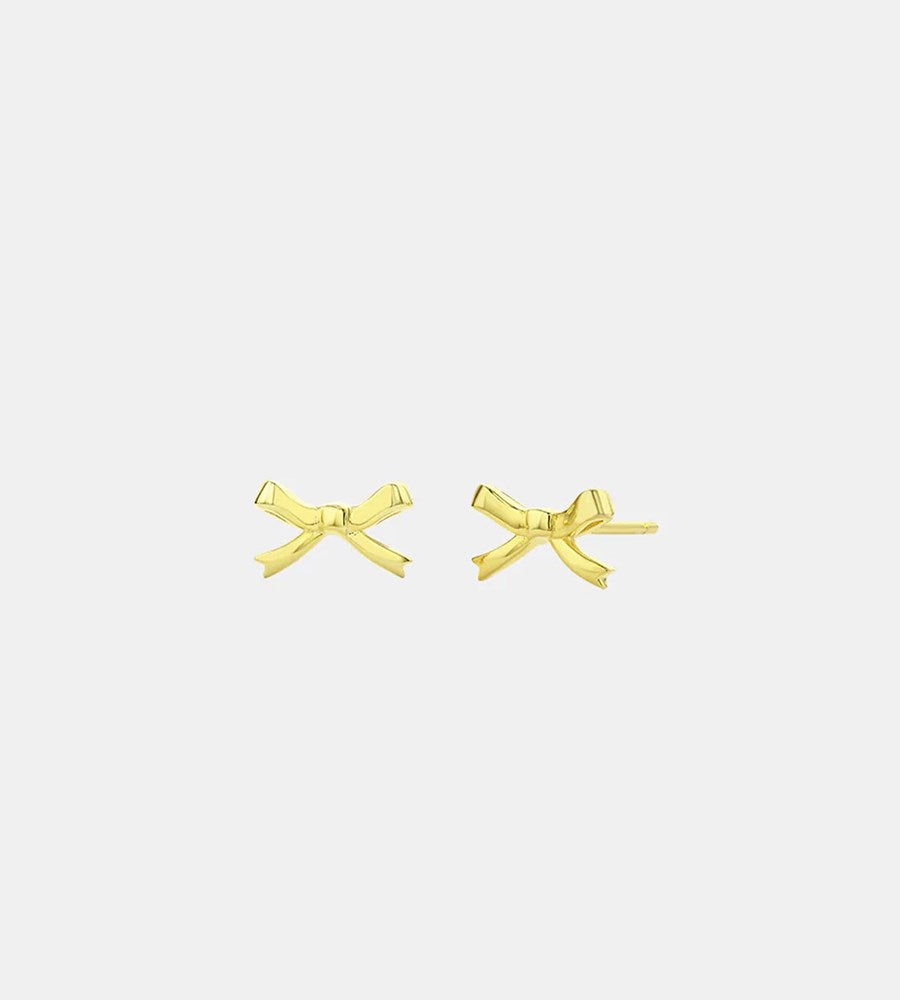 Sophie | Bow Studs Gold