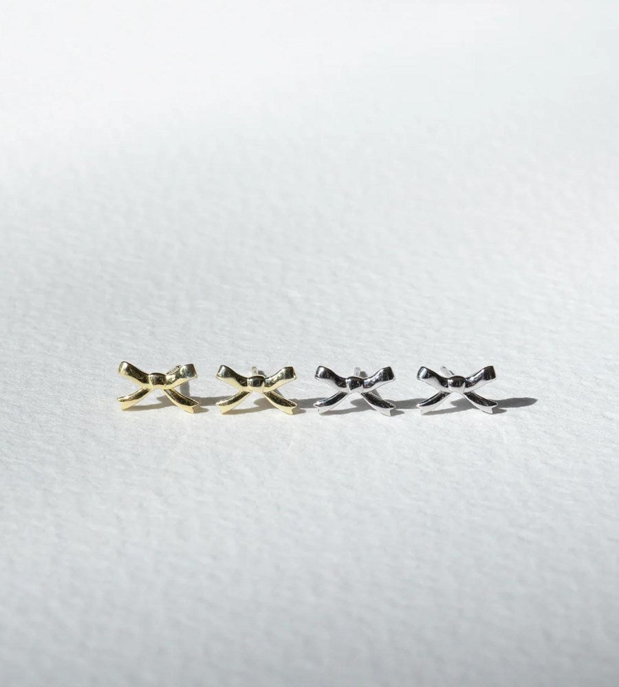 Sophie | Bow Studs Gold