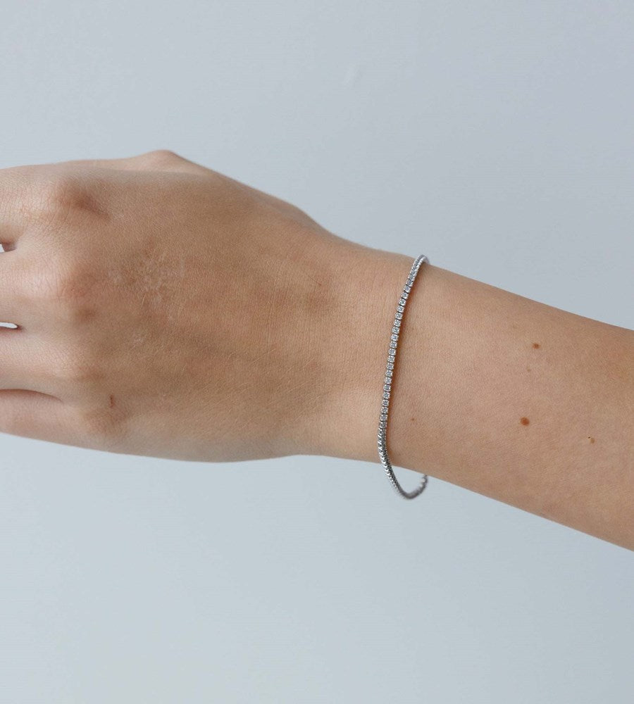 Sophie | Tennis Bracelet | Silver