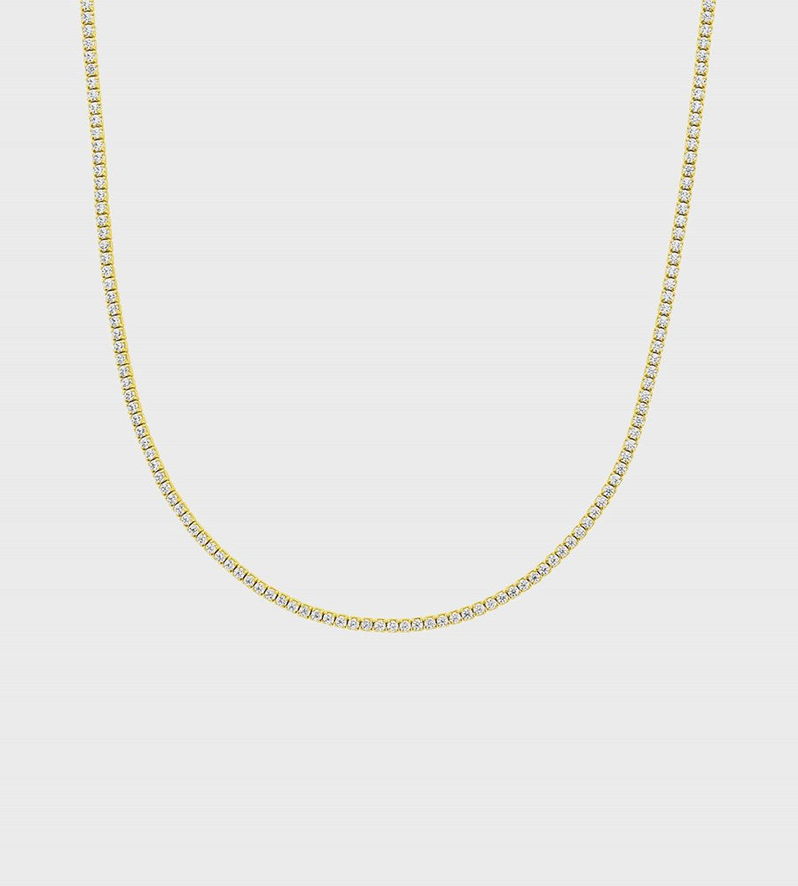 Sophie | Tennis Necklace | Gold