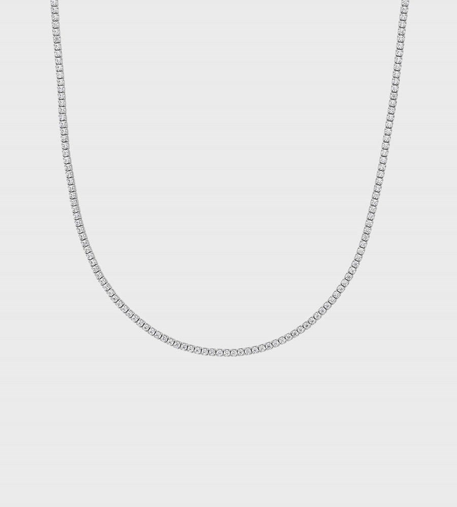 Sophie | Tennis Necklace | Silver