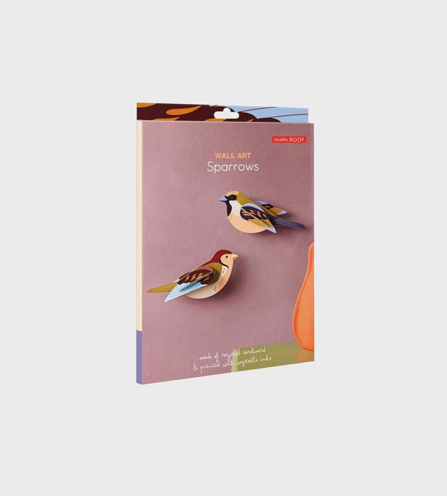 Studio Roof | Birds Wall Art B6 | Sparrows