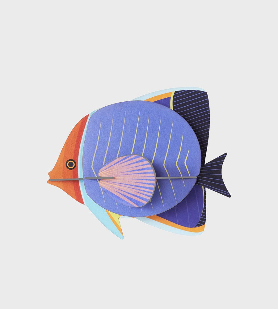 Studio Roof | Sea Creatures Wall Art B7 | Butterfly Fish