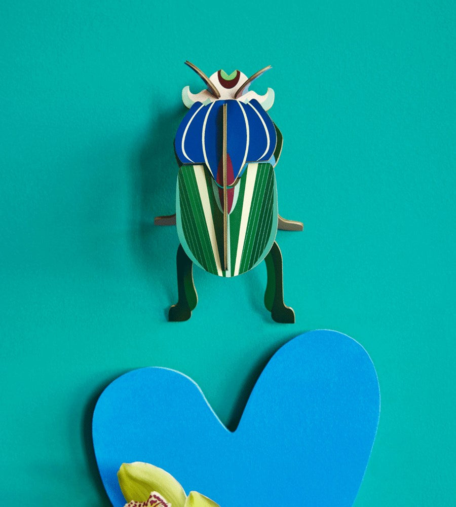 Studio Roof | Wall Art Beetles  B7 | Mimela Scarab Beetle