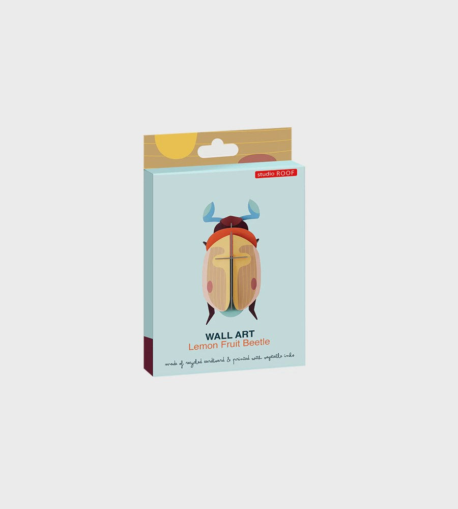 Studio Roof | Wall Art Beetles B7 | Lemon Fruit Beetle