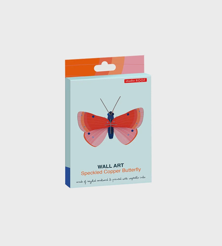 Studio Roof | Wall Art Butterflies B7 | Speckled Copper Butterfly